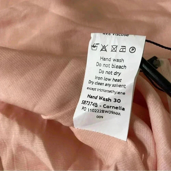 HOUSE OF CB 'Cornelia' Blush Mini Sundress Size S NWOT - Picture 13 of 13